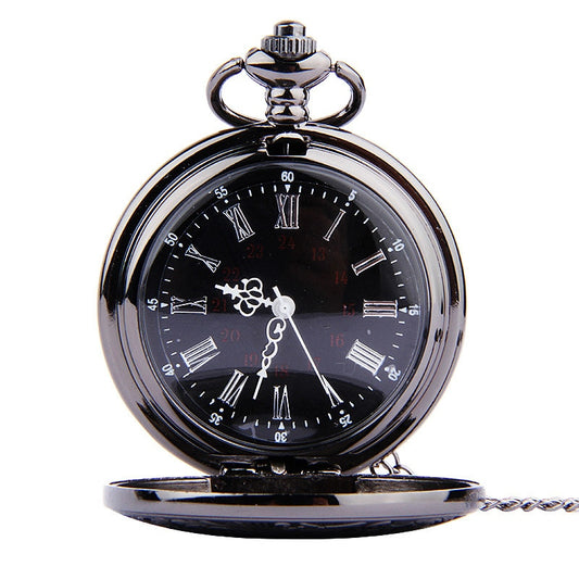 Montre De Poche : Montre de poche Vintage chiffres romains, Quartz, montre horloge avec chaîne, Antique, bijoux, pendentif collier