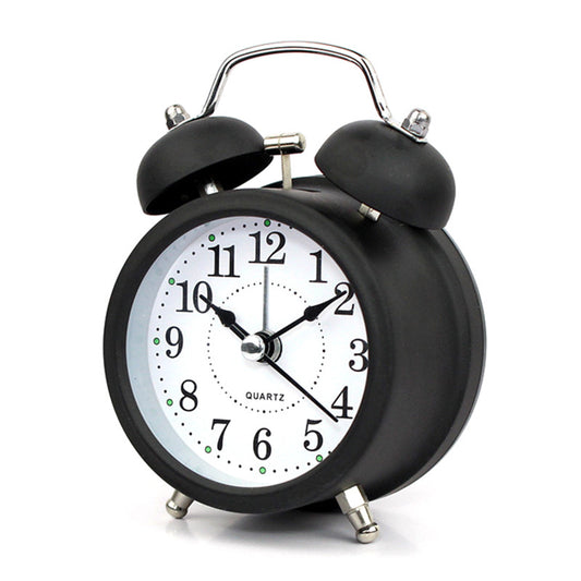 Horloge Maison : Horloge en métal vintage avec réveil